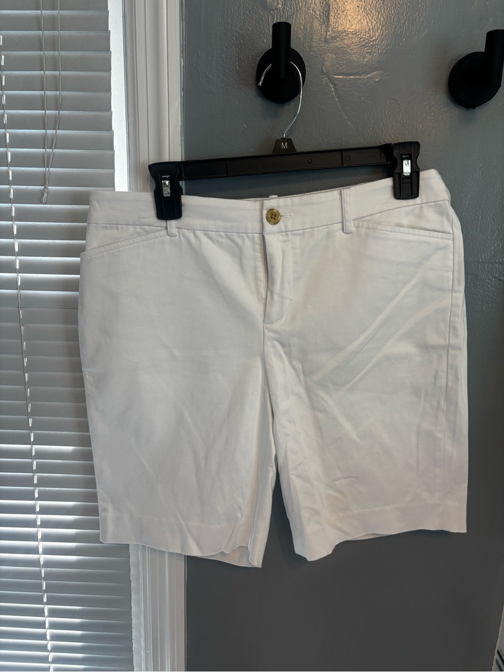 Lauren Ralph Lauren Classic/ Vintage Women's White Cotton Blend Shorts